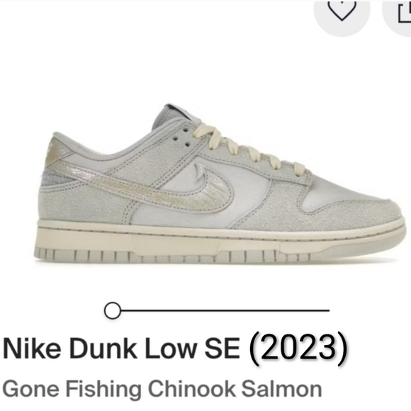 Nike Other - Nike Dunk Low SE Gone Fishing Chinook Salmon Mens 9.5 Womens 11 EUC